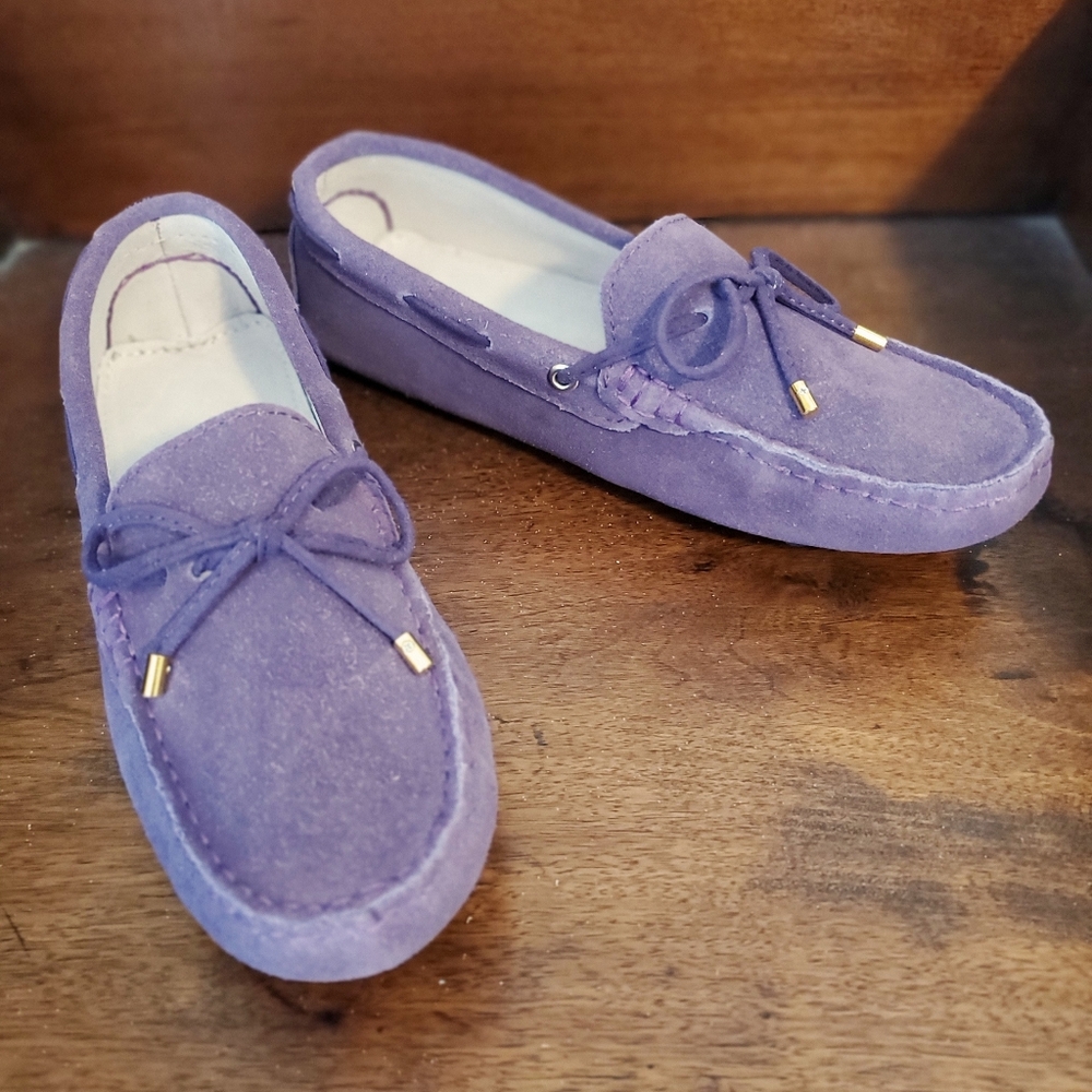 Muted Purple Mocassins, Size 40 (Fit Like 8.5M)
